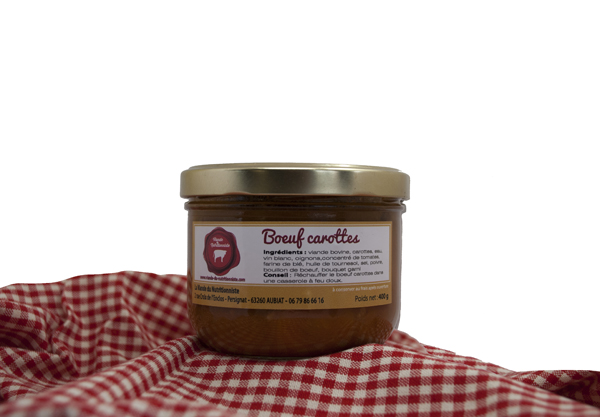 Boeuf Braisé aux carottes 400g Boeuf Braisé aux carottes 400g
