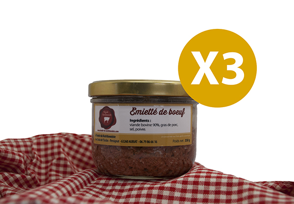 Emietté de Boeuf (350g) x3 Emietté de Boeuf (350g) x3
