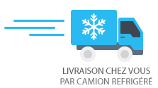 Livraison à domicile par camion réfrigéré